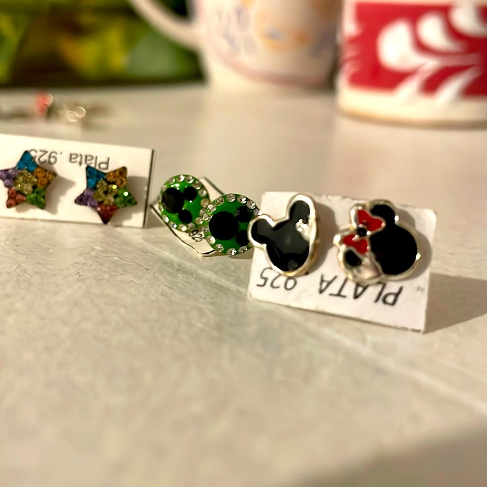 Mickey Mouse earrings